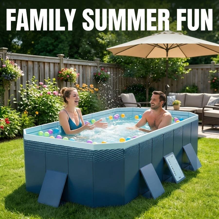 Inflatable Swimming Pool for Adults & Family, 102" Large Backyard Above Ground Pool for Garden, Patio and Yard Use — image 4
