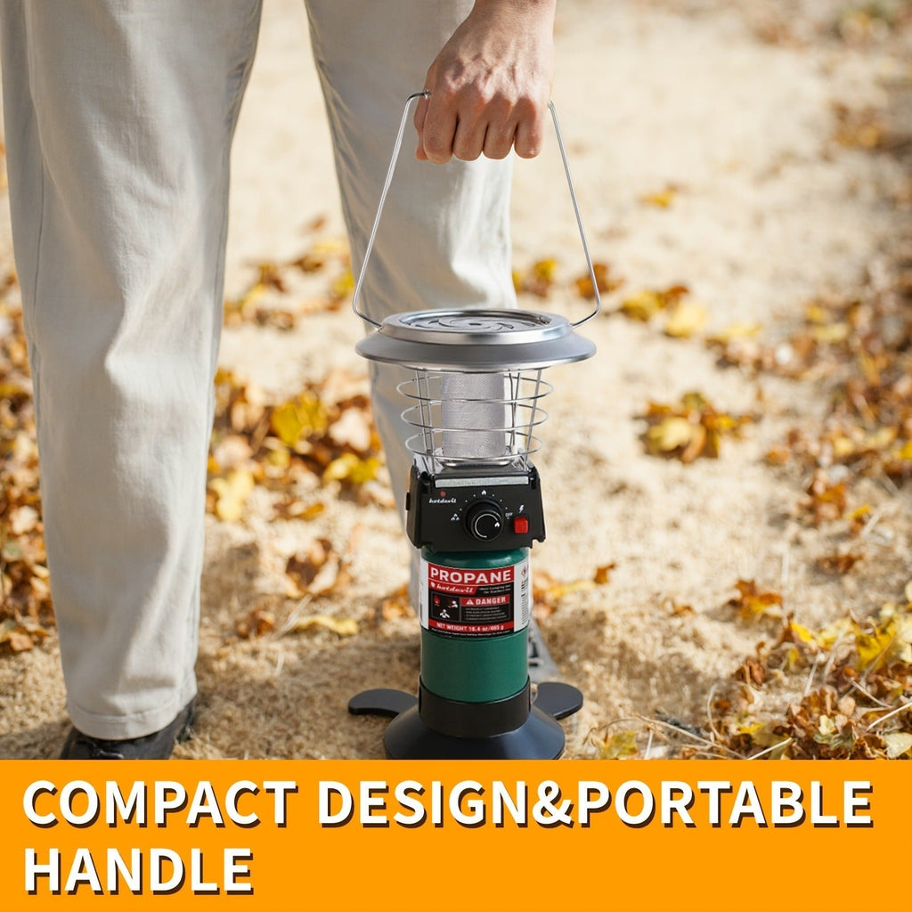 360-Degree Propane Heater with Four-Leg Base, Carry Handle, Pulse Ignition and Removable Top Plate — image 4