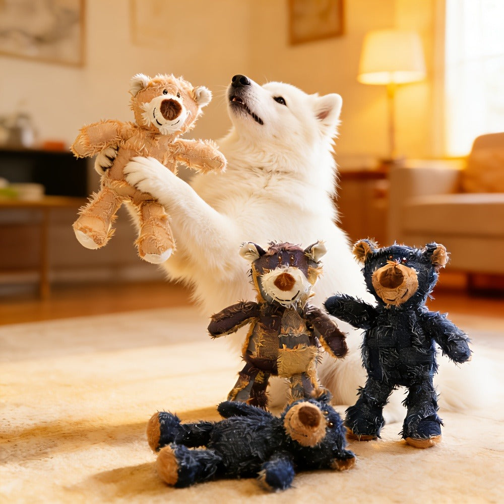 Dog Toys Six-Piece Stuffless Soft Plush Assortment for Small, Medium and Large Dogs and Puppies — image 15