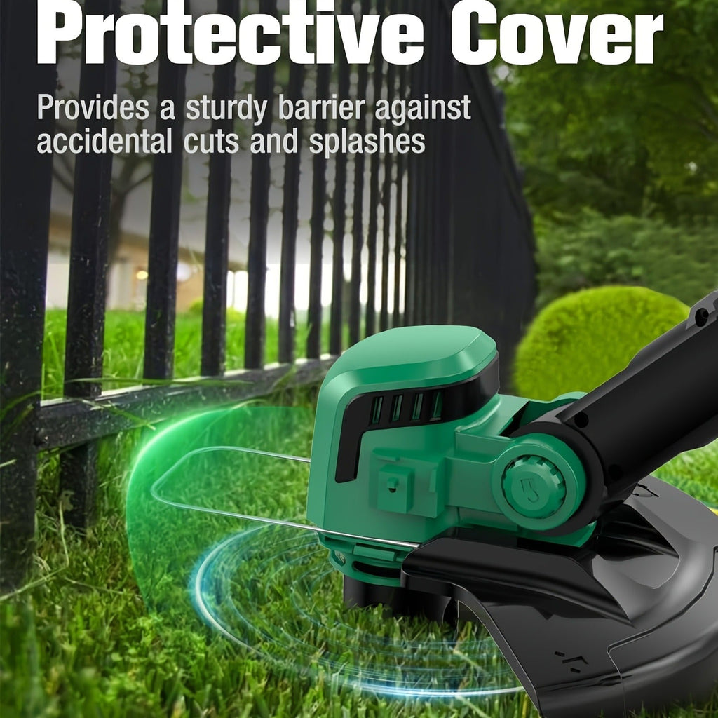 String Trimmer Cordless 2-in-1 Weed Wacker & Lawn Edger with Wheels, KIMO Brushless Motor 20000 RPM — image 4