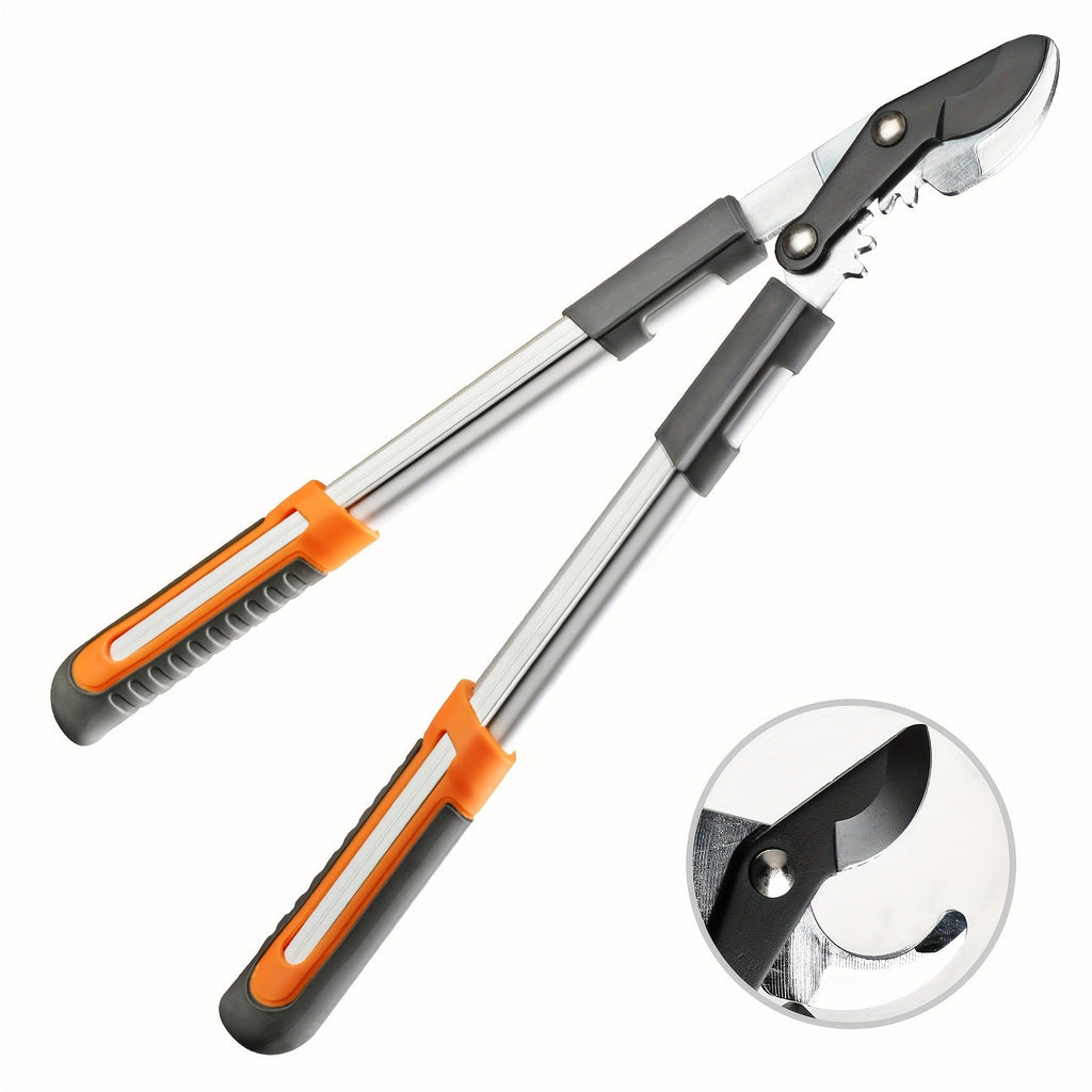 Long Reach Pruning Shears 18-38 Inch Extendable – Non-Stick Steel Blades Cut 2" Branches, Shock-Absorbing Handle — image 1