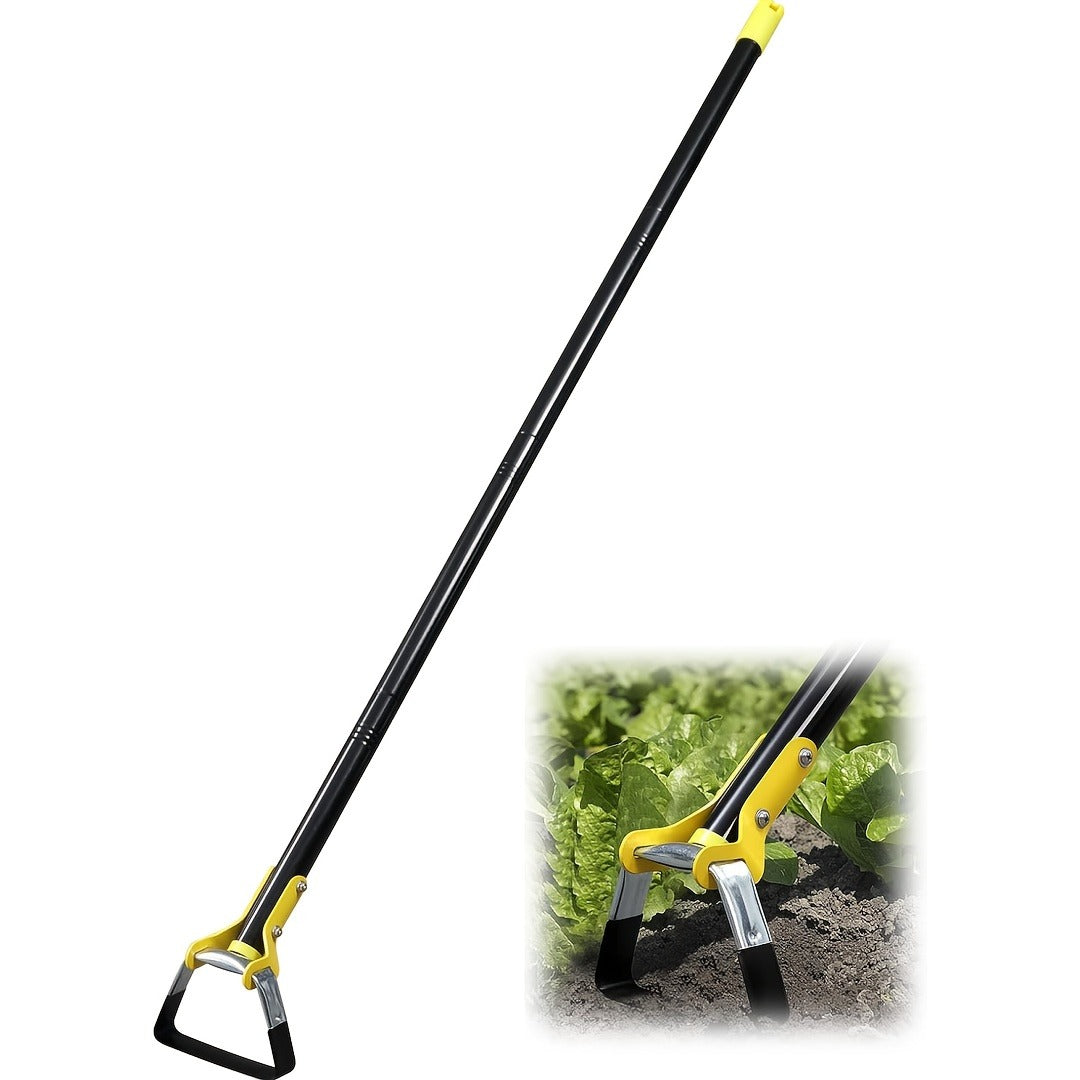 Adjustable Stirrup Hoe Garden Tool with Loop Head, Sectional Handle and 4.5-, 6- or 7.5-Foot Lengths — image 8