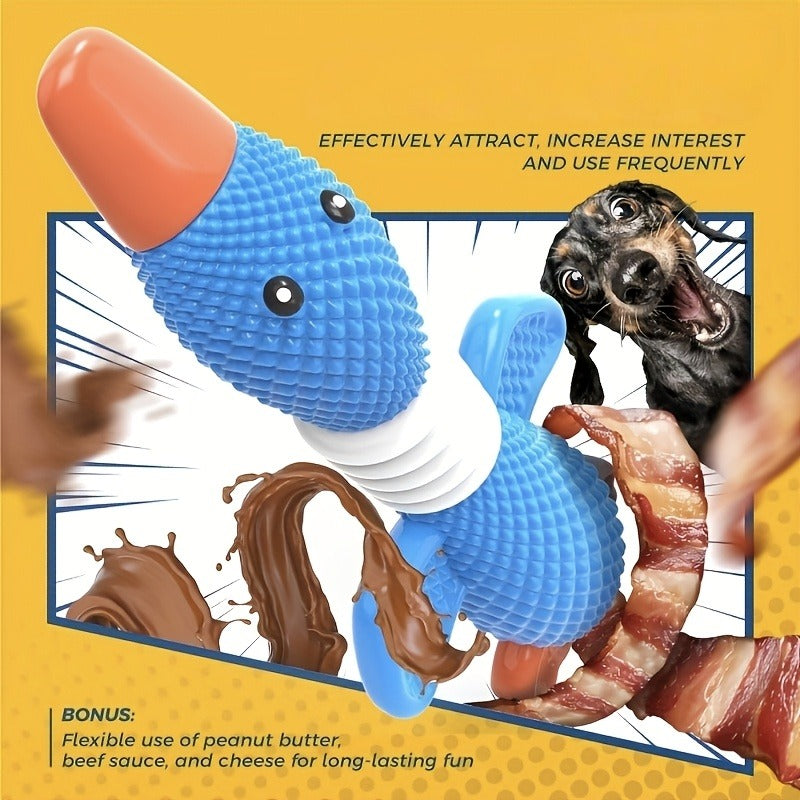 Dog Toy Nylon Goose or Clownfish Chew Design for Medium and Large Dogs in Two Blue Styles for Interactive Chew Play — image 8