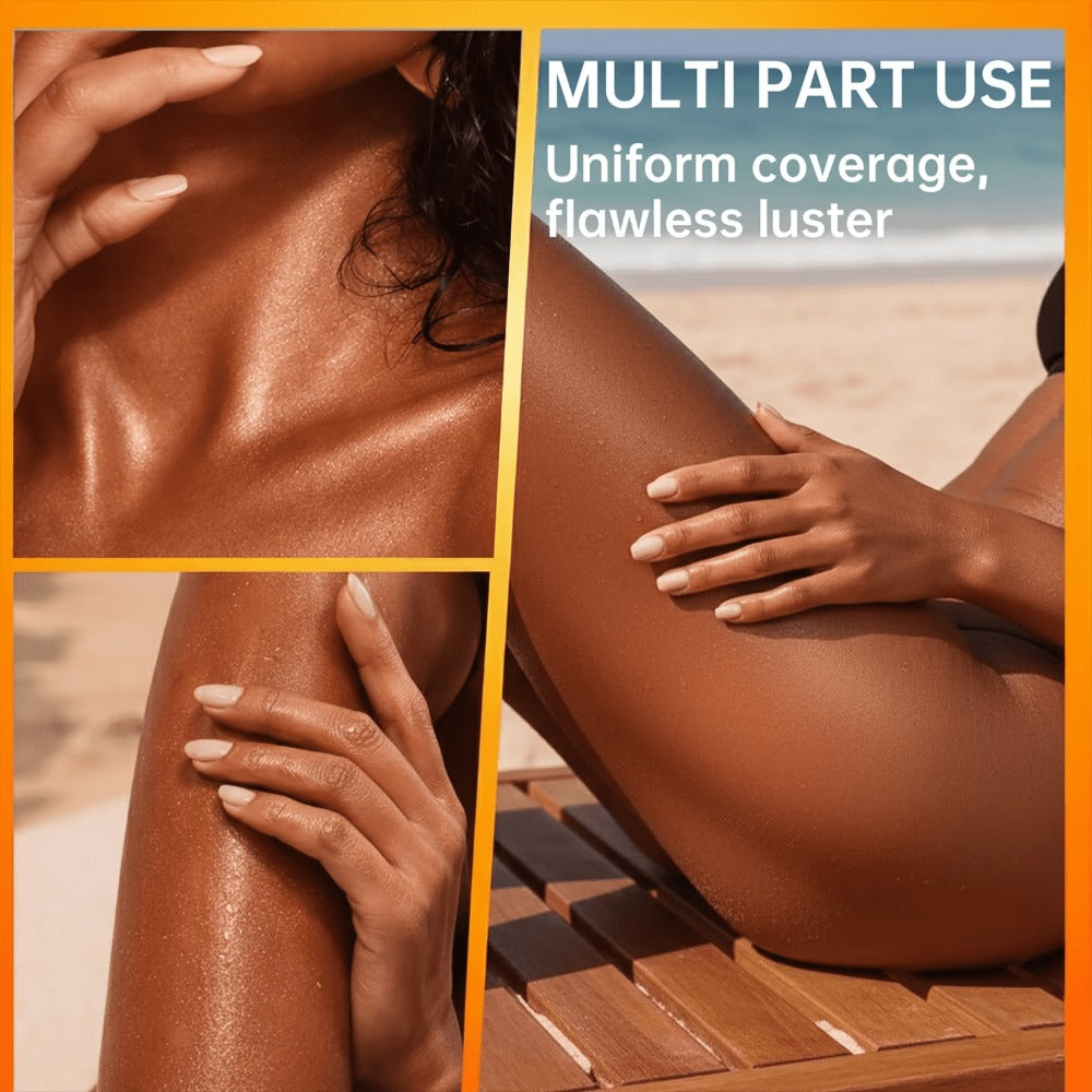 Tanning Lotion 3000X Coconut & Olive Extract Indoor Tanning Accelerator – Deep Bronze Glow Skin-Smoothing Sunless Tanner Keep