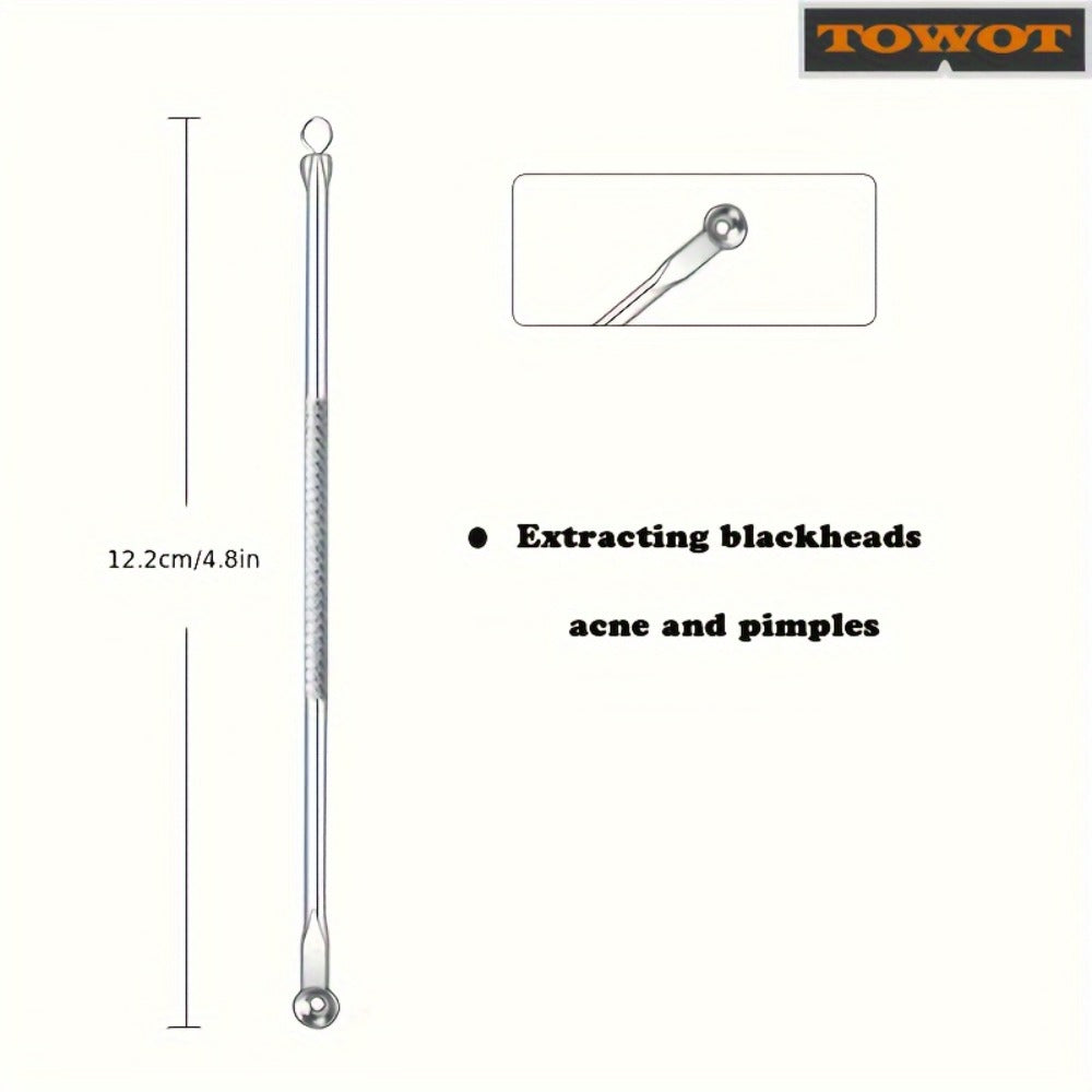 Blackhead Remover Tool Kit 11PCS Stainless Steel Pimple Popper Extractor - Professional for Bath Time, Home Spa and Personal 