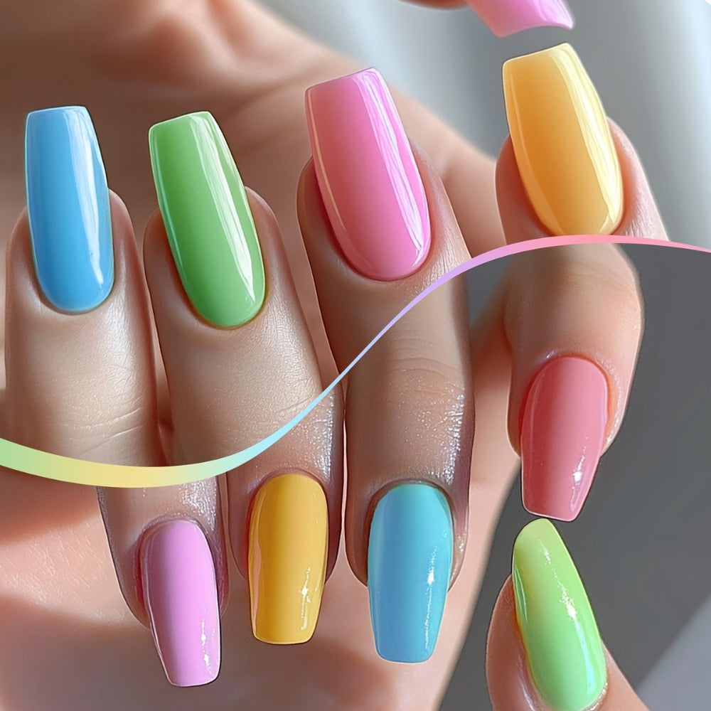 Gel Nail Polish Set with XEIJAYI Label, 6 Sweetheart Candy Gel Colors in Shades 118 to 123 — image 7