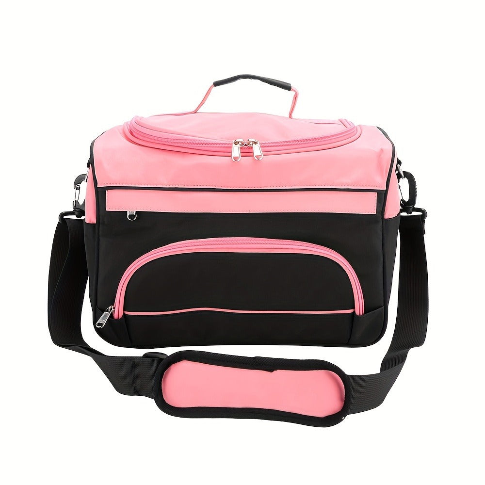 Hairdresser Tool Bag Multi-Functional Salon Styling Organizer for Professionals with Adjustable Strap Large Capacity Hair Mak
