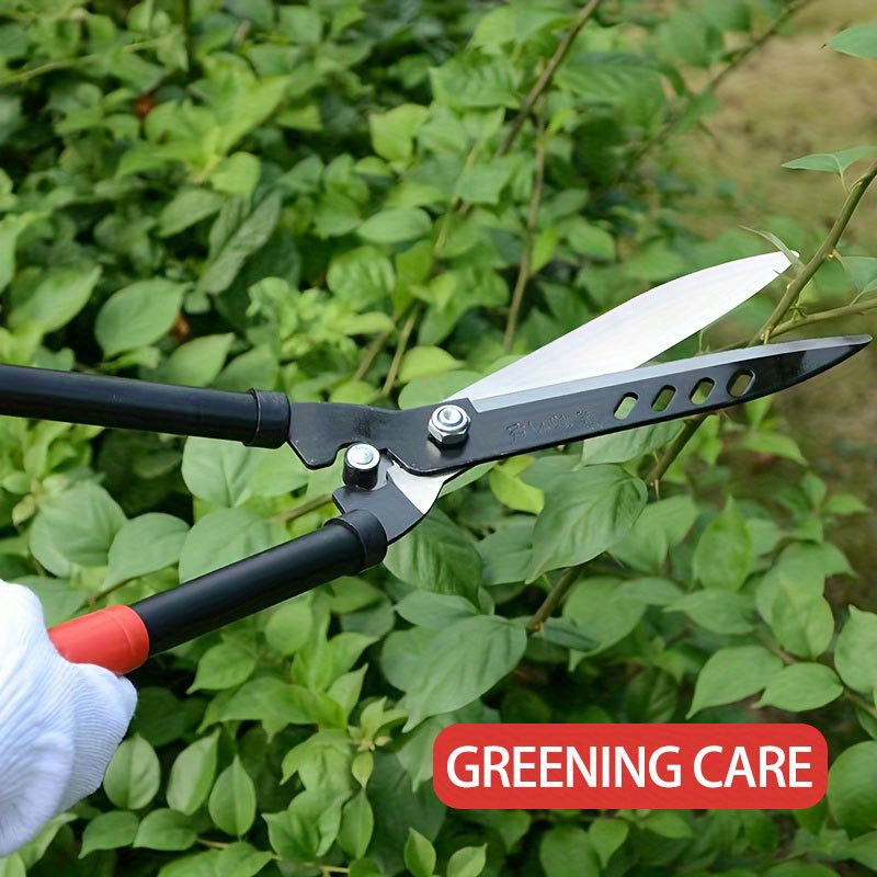Long-Handle Hedge and Twig Shears, 20.4 Inches Overall with 10.8-Inch Blades and Red Grip Ends — image 13
