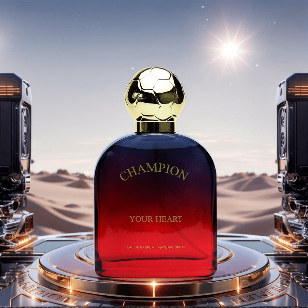 Men's Cologne Champion Your Heart 100ml Eau de Toilette Spray in Red Gradient Bottle with Presentation Box — image 2