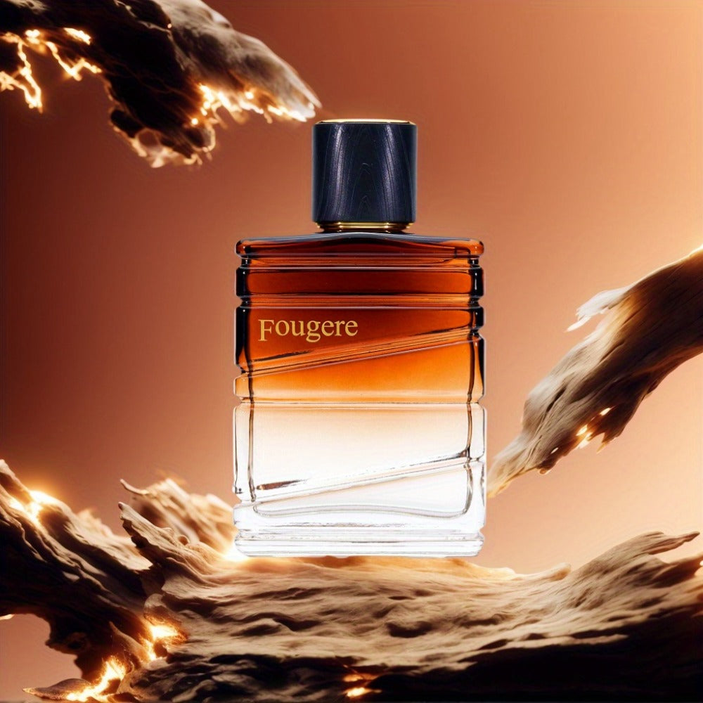 Eau de Toilette Fougere Fragrance for Men 100ml Spray in Amber Gradient Bottle and Dark Cap — image 3