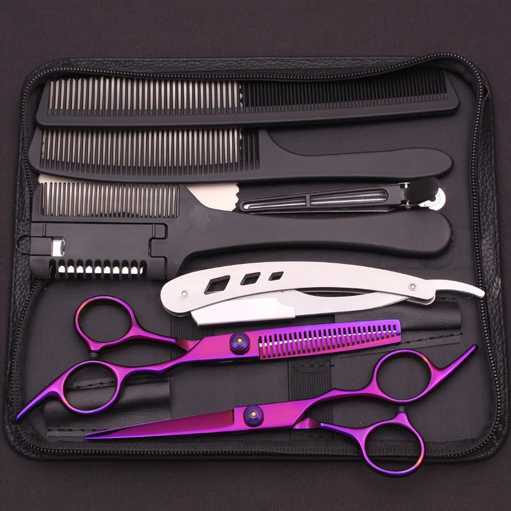 Professional Hair Cutting Scissors & Thinning Shears Set 6.0 Inch – 4CR Stainless Steel 62HRC, 20-30% Thinning Rate — image 8