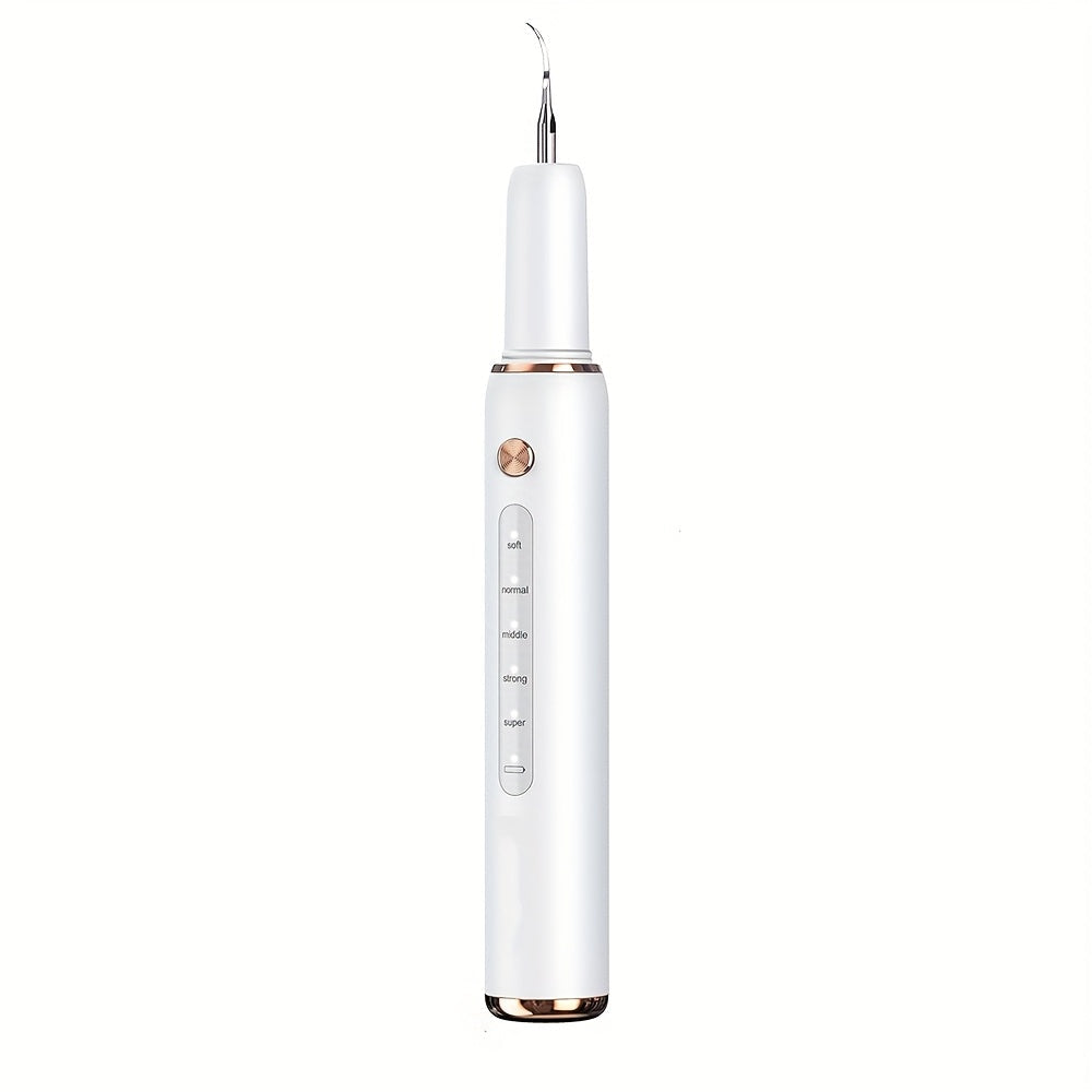 Ultrasonic Tartar Remover Electric Tooth Cleaner 5-Speed IPX6 Waterproof USB Rechargeable Dental Scaler — image 1