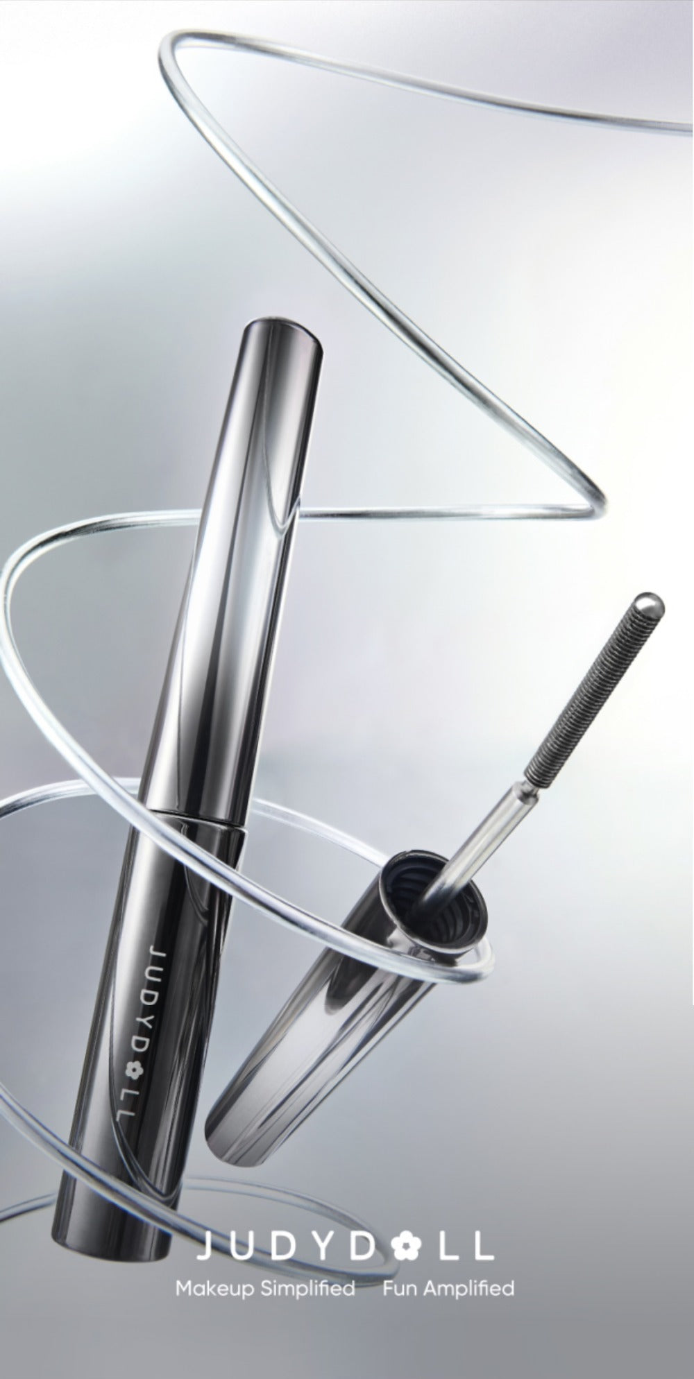 JUDYDOLL Mascara in Black or Brown with Curling or Precision Metal Applicator Designs and Slim Gray Tubes — image 31