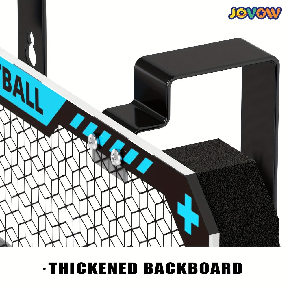 Over Door Basketball Hoop with LED Lights & Electronic Scoreboard, Mini Hoop Set with 4 Balls for Kids Teens Adults — image 1