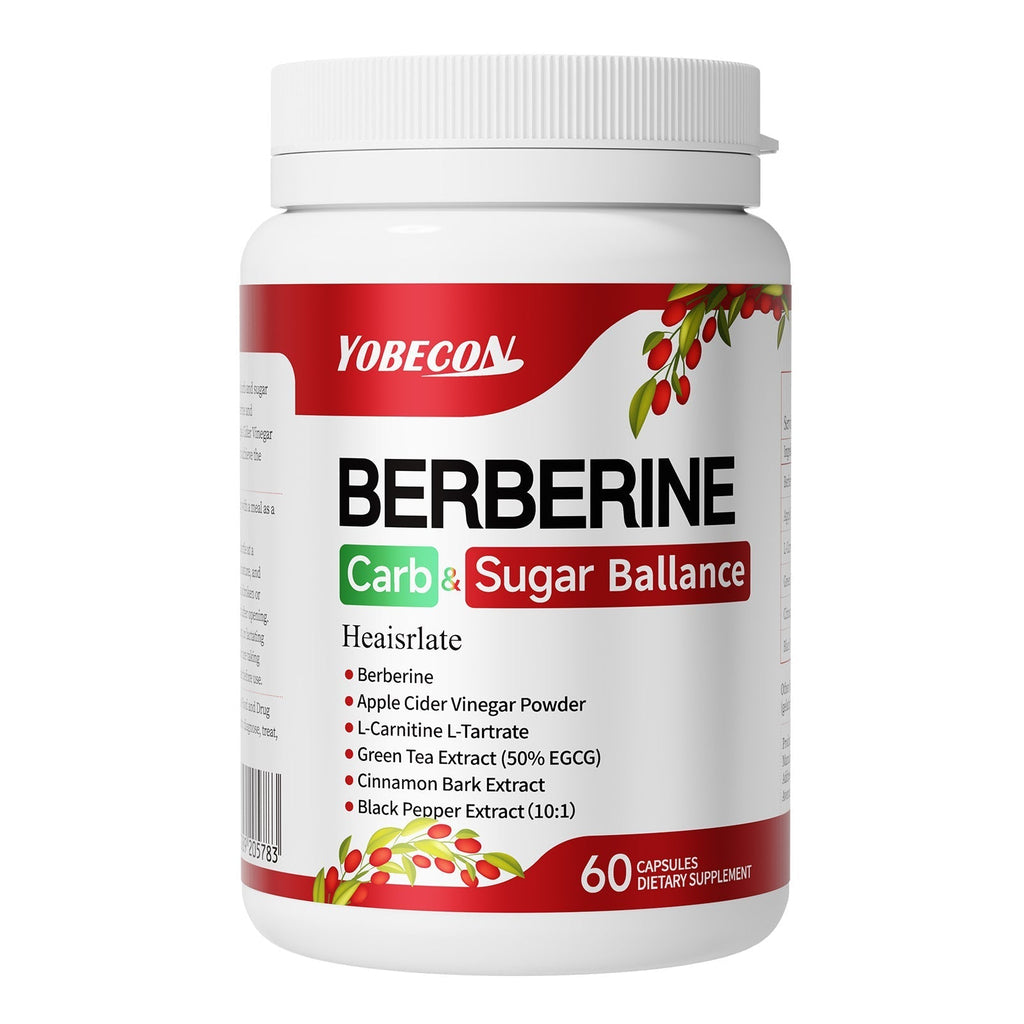 Dietary Supplement Berberine Capsules with Apple Cider Vinegar, Cinnamon and Green Tea, 60 Count — image 16