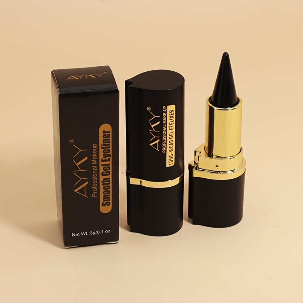 Waterproof Eyeliner Pencil 2-Pack for Women – Smudge-Proof Sweat-Resistant Black Liner, for Makeup, Travel and Everyday Vanit