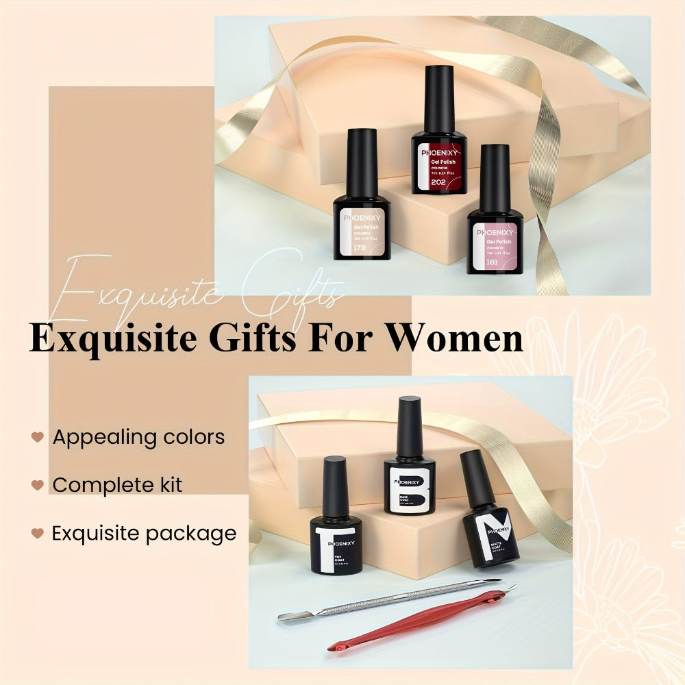 Nail Polish Kit with Three Checkout Sets and Pink-to-Blue Color Range — image 10