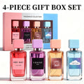 Perfume Gift Set Aroma Allure Four 20ml Eau de Parfum Sprays in Pink Blue Windowed Box for Women — image 12