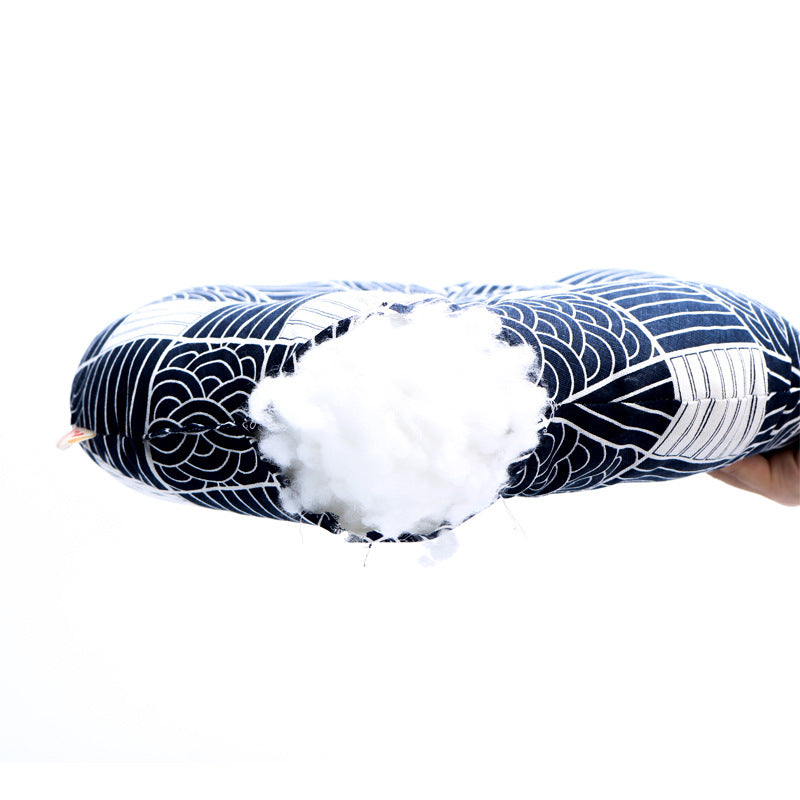 Round tatami cushion