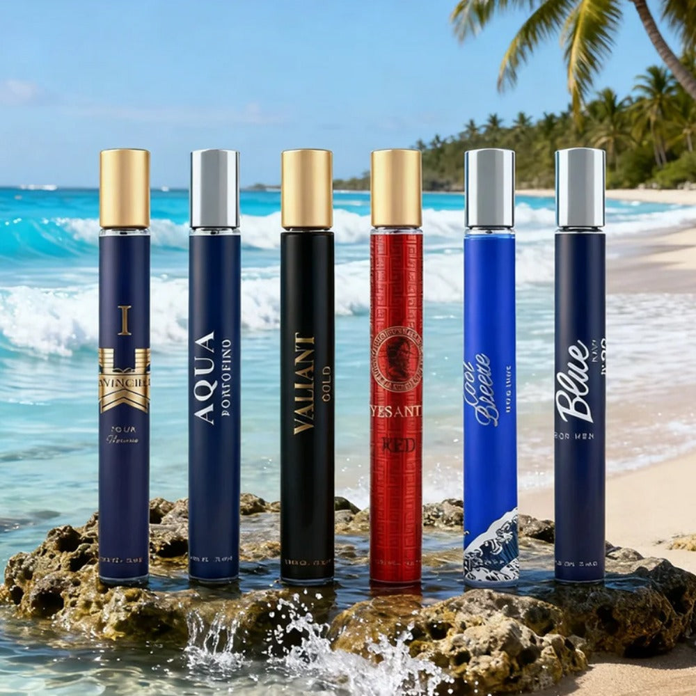 Eau de Toilette Six-Piece Fragrance Spray Set for Men with 35ml Bottles in Mixed Color Boxes — image 8