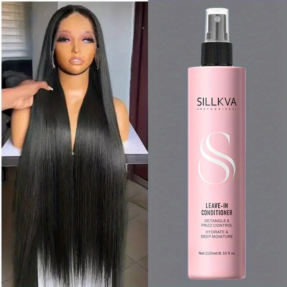 Wig Conditioner Spray with Argan Oil & Vitamin E Leave-In - Sillkva Care for Synthetic & Human Hair Wigs — image 1