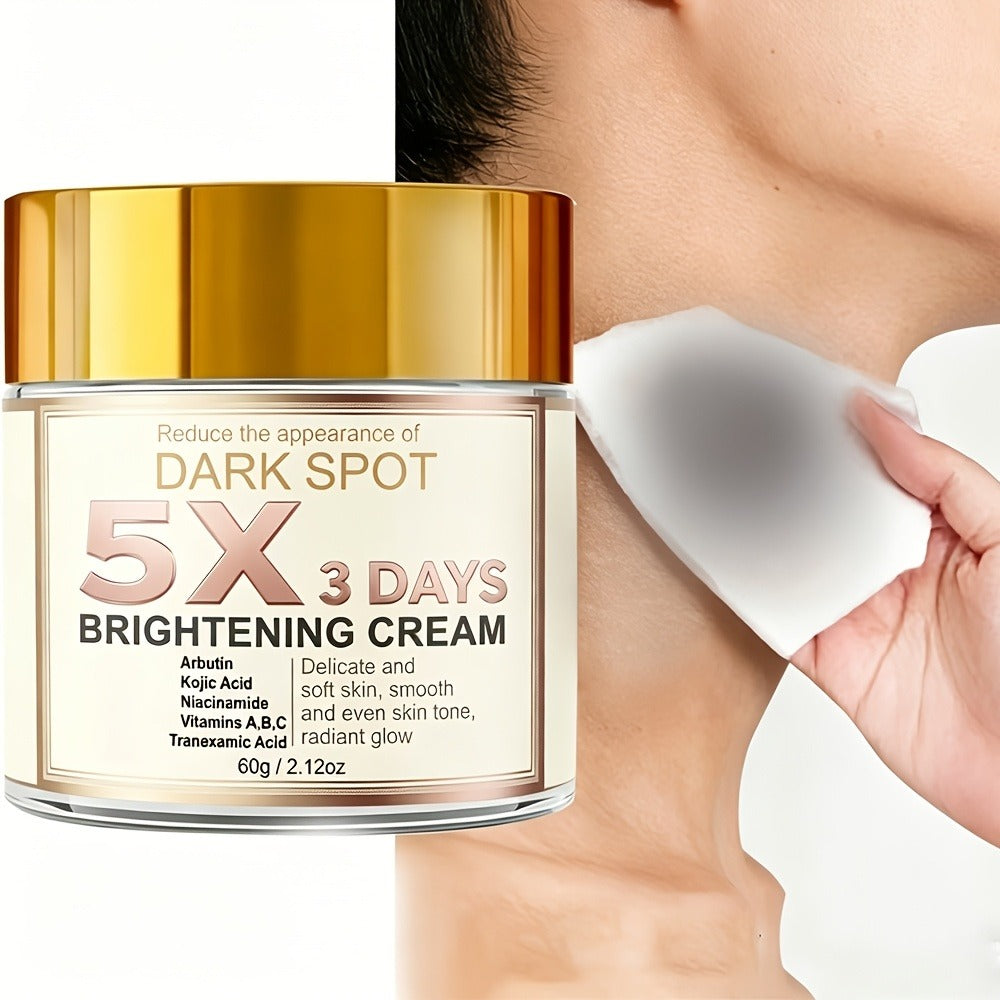 Kojic Acid Cream for Dark Spots – Skin Brightening Face Cream with Vitamin C, Arbutin & Niacinamide, Fades Hyperpigmentation 