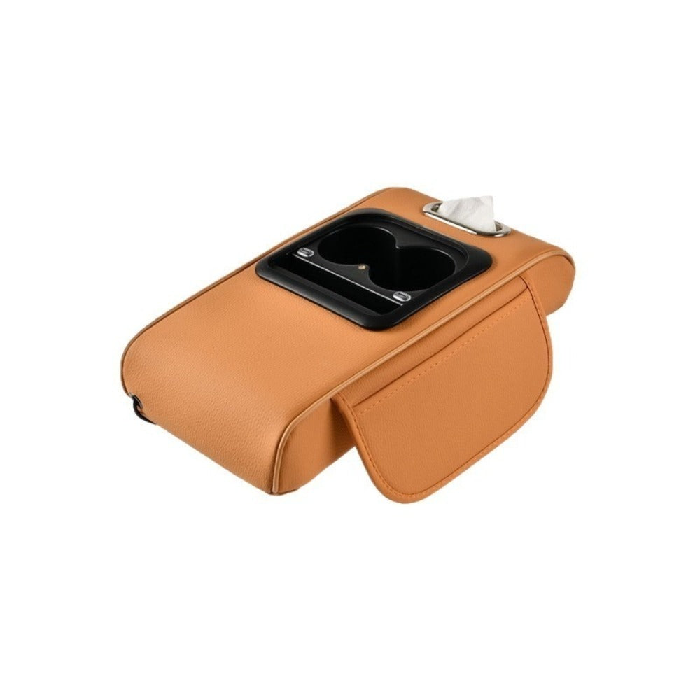 Car Armrest Box Cover Starry Sky Memory Foam Center Console Pad with Type-C USB Charging Port & Storage Pockets — image 18