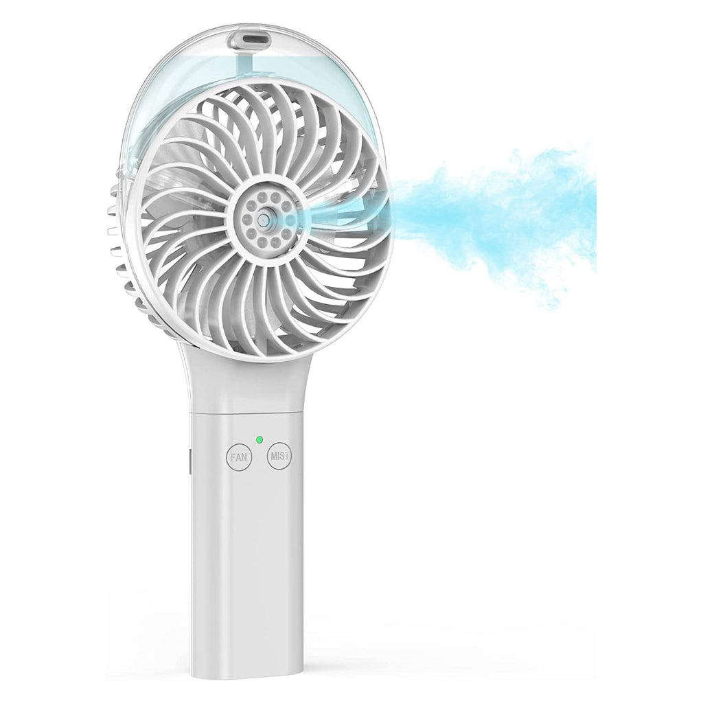 3000mAh Battery Electric USB Mini Cooling Fans Portable Handheld Misting Mist Rechargeable Fan