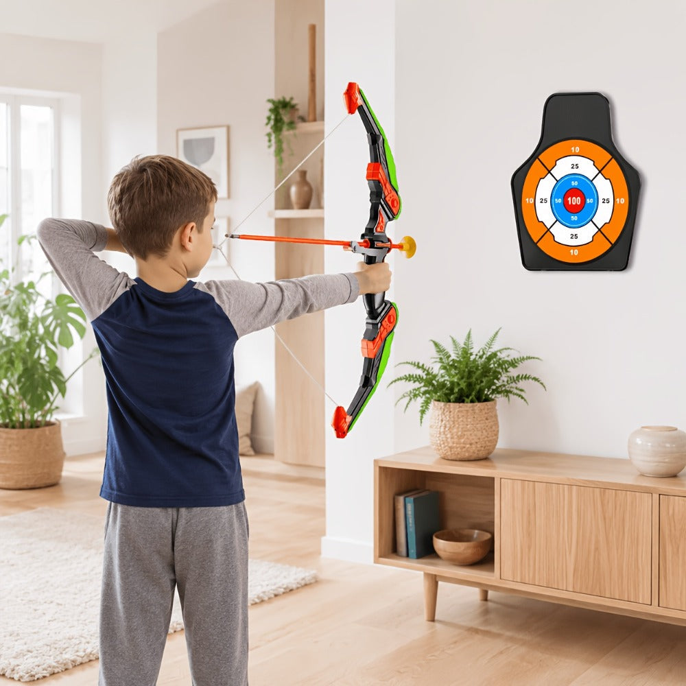 Kids Bow and Arrow Archery Set 10 Suction Cup Arrows Quiver Standing Target with the Listed Color, Size or Set Options for Ev