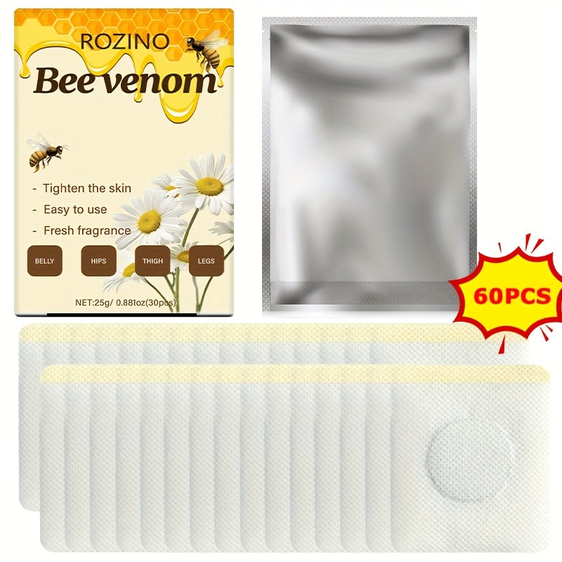 Belly Button Firming Patches 60 Pcs – Bee Venom Natural Botanical Navel Patches with Long-Lasting Adhesion — image 10