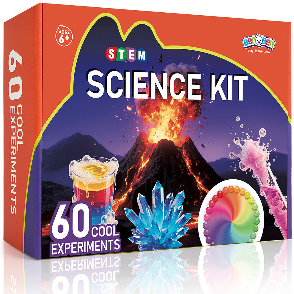 Kids Science Kit 60 Experiments STEM Educational Toy Set with Real Lab Tools for Boys & Girls Ages 6 7 8 9 10 11 12 — image 2