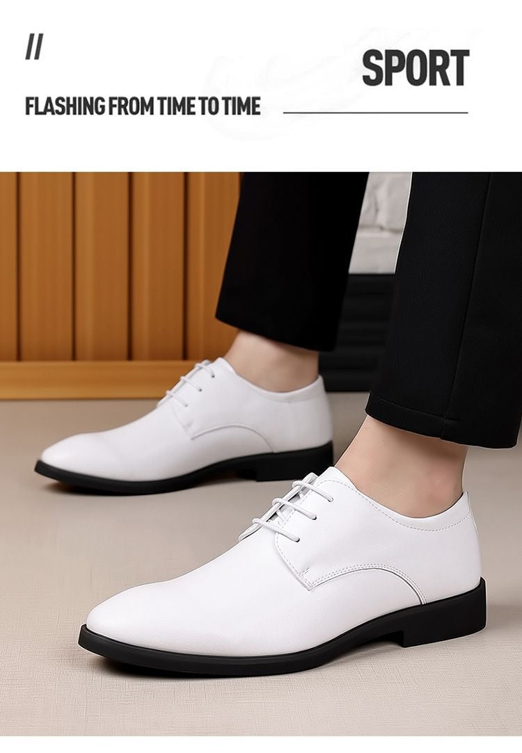 Men's Fashionable Casual Business Leather Shoes With Soft Soles