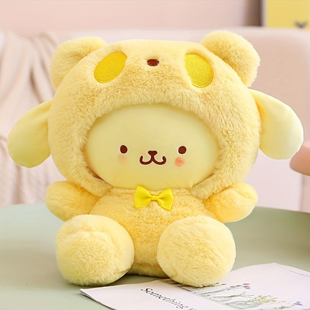 Plush Toy Big-Eared Puppy Character Doll in White, Blue Jade or Pudding Color Styles for Collecting — image 8
