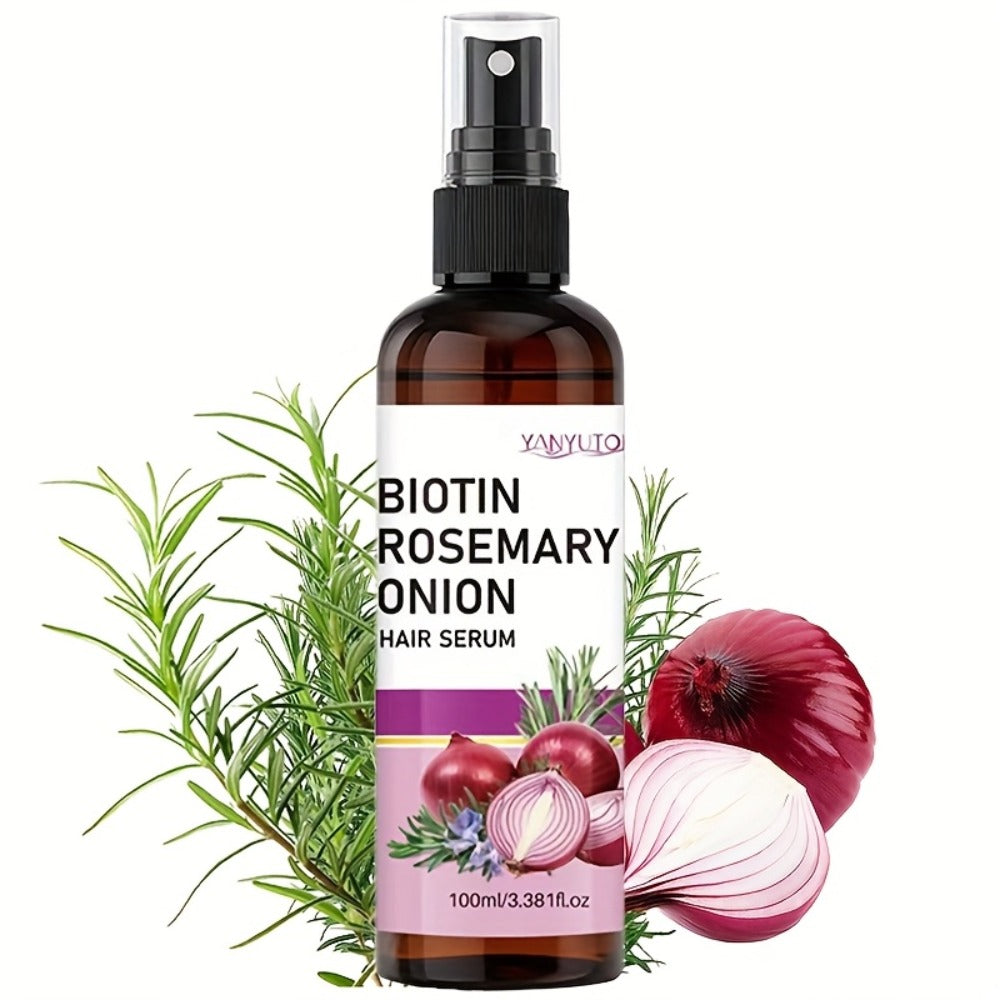 Biotin Rosemary Hair Growth Spray with Onion Extract for Bath Time, Home Spa and Personal Care — image 4