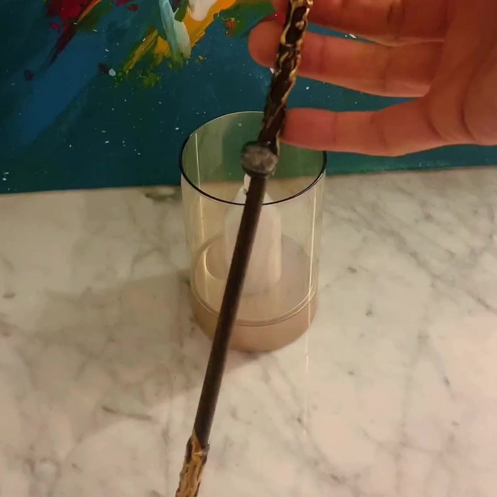 Zodiac Crystal Magic Wand with Gift Box – Handmade Astrology Wand All 12 Signs Aries Taurus Gemini Cancer Leo Virgo Libra Sco