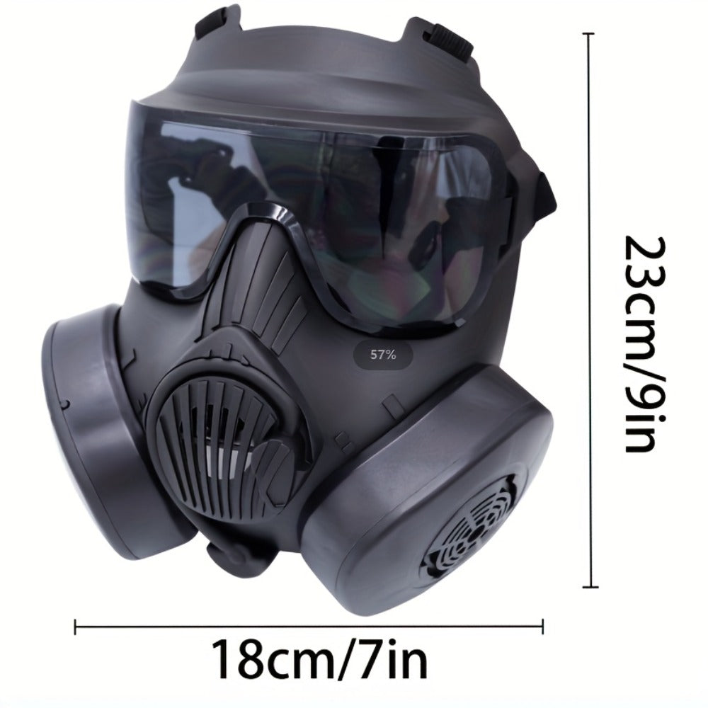 Tactical CS Costume Prop Mask Plastic Airsoft Style – Military Face Mask for Men Halloween Cosplay Role Play CS Simulation Ou