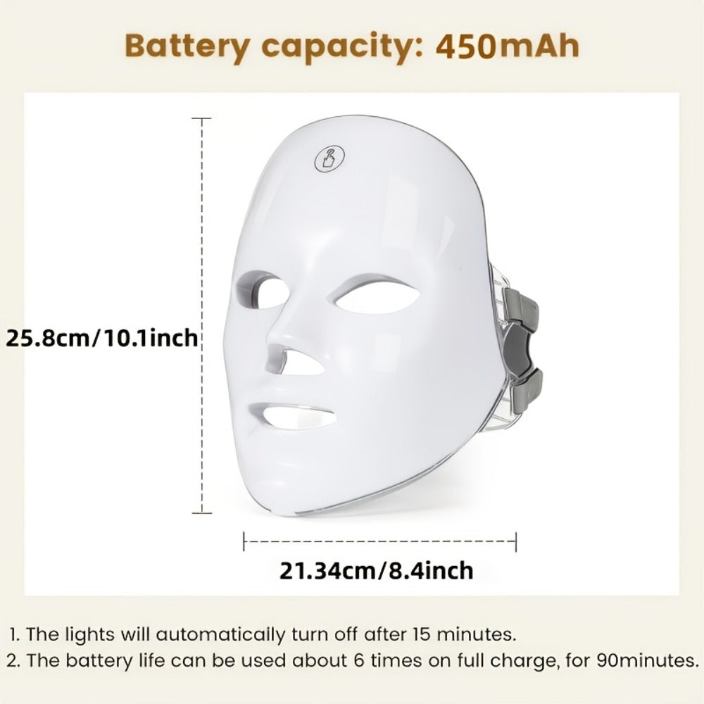 LED Light Therapy Device 7 Color Photon USB Powered for Bath Time, Home Spa and Personal Care — image 4