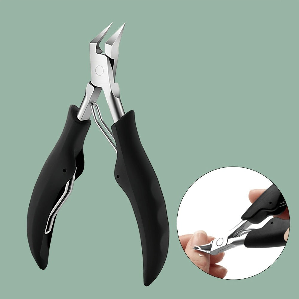 Toenail Clippers Set 7pcs Heavy Duty Wide Jaw – Professional Stainless Steel Pedicure Kit for Thick & Ingrown Toenails — imag