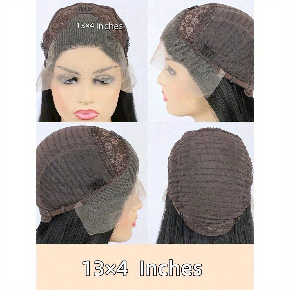 Lace Front Wig Braided Synthetic Style, 26-Inch 13x4 Front with Five Color Options and 250% Density — image 11