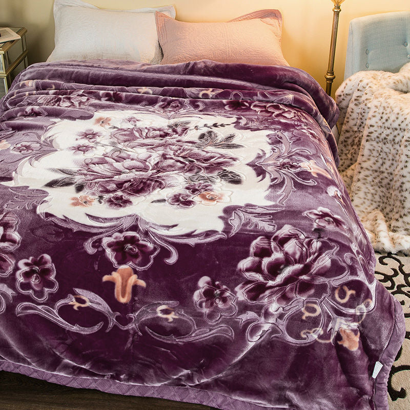 Flannel Blanket Student Single Dormitory Quilt Sheet