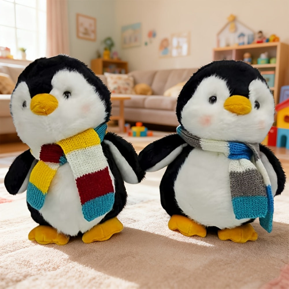 Stuffed Animal Scarf Penguin with Blue or Yellow Accessory Option and One-Piece Configuration — image 14