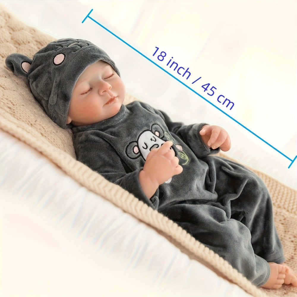 Reborn Baby Doll 18 Inch 45CM Lifelike Newborn Doll Only No Accessories, Realistic Baby Body, Safe for Kids Ages 3+ — image 2