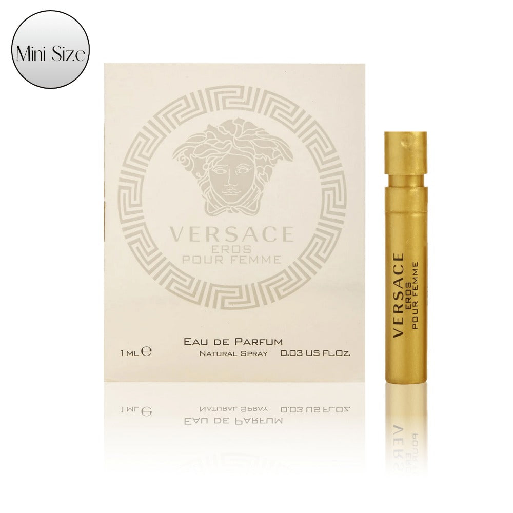 Perfume Sampler Set for Women Versace Collection 12 x 1ml Fragrance Discovery Kit Try Before for Bath Time, Home Spa and Pers