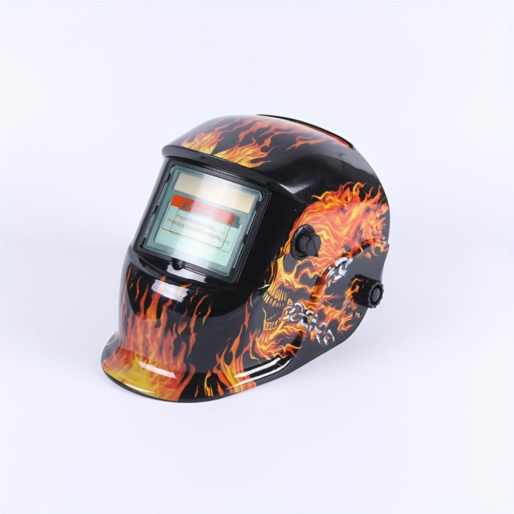Auto-Darkening Welding Helmet Solar Powered True Color – Wide View DIN 9-13 Adjustable, 1/25000s Response — image 8