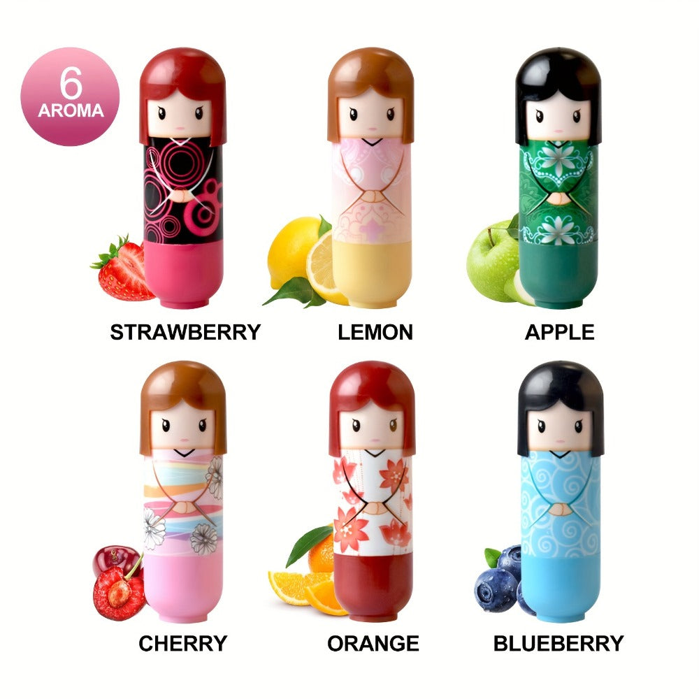 24-Piece Doll-Shaped Lip Balm Display Set in Two Illustrated Set A or Set B Checkout Options — image 7