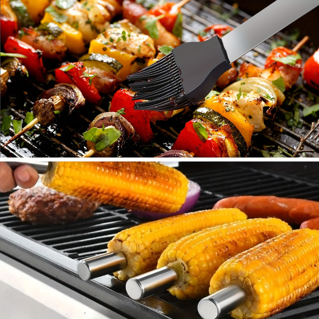BBQ Grill Tool Kit with 24-Piece Cased Set or 15-Piece Utensil Set for Camping and Backyard Cooking — image 6
