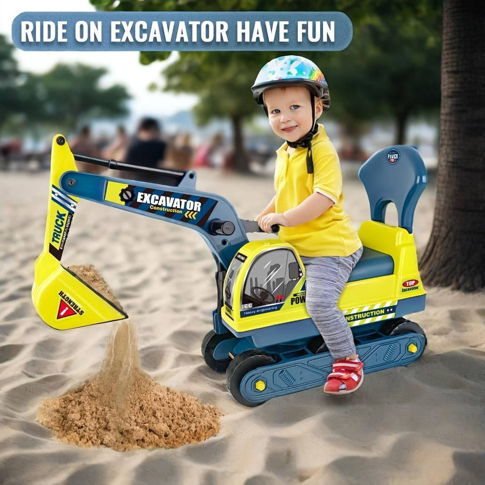 Kids Ride-On Construction Truck Large Manual-Powered Engineering Vehicle with the Listed Color, Size or Set Options for Every