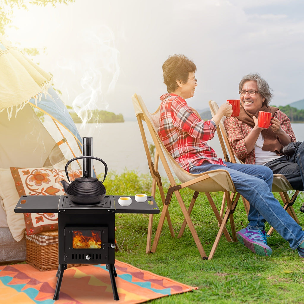 Tent Wood Stove Portable for Garden, Patio and Yard Use, with the Listed Configuration, for Everyday Use and Organized Storag