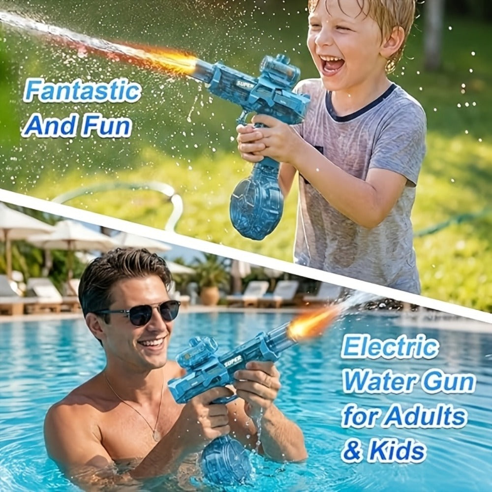 Rechargeable Transforming Electric Water Blaster with LED Muzzle Light and Blue or Blue Spec2 Option — image 10