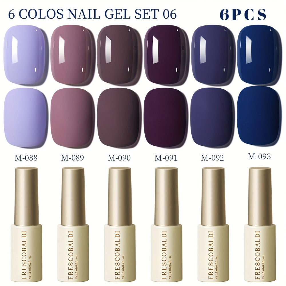 Gel Nail Polish Set with IRISGOBLADI Label, 6 Solid Colors per Set and 8 Retained Palettes — image 7
